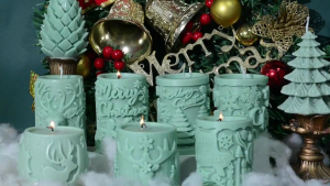 Christmas Candle Mold Christmas Tree Elk Soap Making Mold Craft Supplies Silicone Handcraft Creativity Plaster Mold Handmade