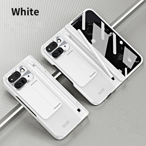 CHUBAN | Hinge Protection Case For Google Pixel 11 10 9 Pro Fold Phone Cover With Foldable Bracket Stand & Stylus Pen & Screen Protector
