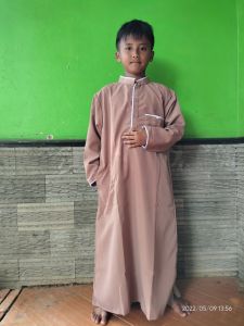jubah muslim anak laki laki purnama 4-14/gamis anak laki laki terbaru  usia 4-14 tahun