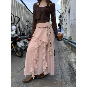 Irregular High-waisted Skirt Summer