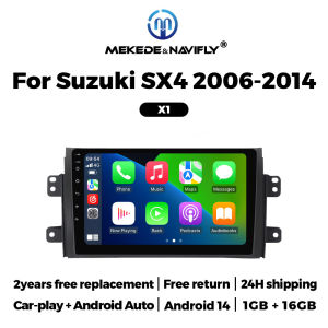 9 Inch Car Radio Stereo For Suzuki SX4 2006-2014 Fiat Sedici 189 2005-2014 Carplay Android Auto Multimedia Player FM Autoradio