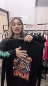 เสื้อเนื้อผ้าคอตตอน เเนวสตรีท ลายHalloween - เสื้อผ้าคอตตอน เเนวสตรีท ลาย Halloween