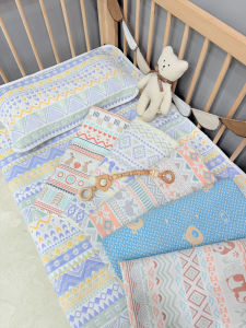 Pure Cotton Thickened Breathable Bed Sheet Soft Cool Cloth Baby Sweat Absorbent Large Size Machine Washable Childrens Bed Cover