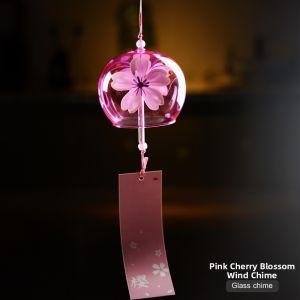 Japanese Style Lovely Handmade Glass Painted Wind Chime Creative Gift