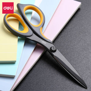 Deli 6027 77757 stainless steel large scissors household multi-functional office tailors hand scissors tailors scissors