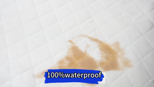 Waterproof Hypoallergenic Quilted Cotton Fitted Mattress Protector Bed Sheet Cover for 5-30cm Thick Mattress