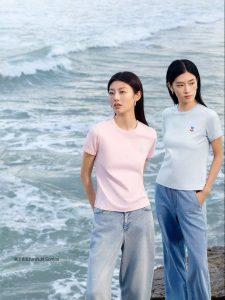 Purcotton | Antibacterial Pure Color Womens T-Shirt