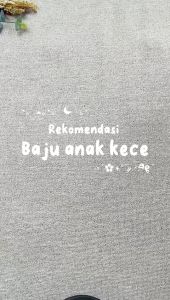 Myvistore Baju Atasan Blouse anak perempuan umur 3-12 tahun motif lucu model tangan 3/4 Terompet baju blus anak cewek bahan katun carded soft