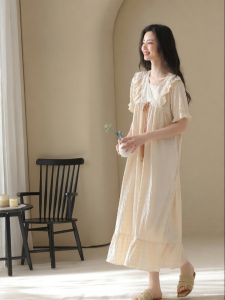 MiiOW | Summer Lightweight Breathable Cotton Princess Style Sleep Dress