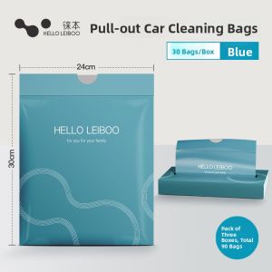 HELLOLEIBOO | Leibin Car Trash Can Stick On Clean Storage Good Portable Thickened Special For Car Interior Use Easy To Hang And Clean