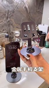 360 ° Rotating Foldable Metal Smartphone Stand Portable Mobile Phones Tablet Universal Bracket Live Phone Stand