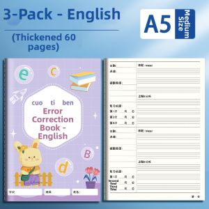 Multi-Subject Student Correction Notebook Grade 1-6 All Subjects