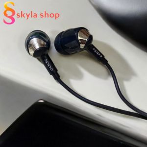 Headset OPPO 100% SOUND STREO BASS Earphone in-ear Suara Jernih EXTRA BASS