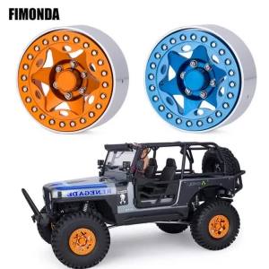1.9 CNC Aluminum Alloy Beadlock Wheel Rim for 1/10 RC Crawler Axial SCX10 TRX4 TRX6 D90 Redcat Gen8 D110 & Tamiya