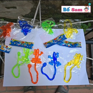 Set 5 Ếch dính tường đồ chơi bám dính cho bé Shop Bố Sam