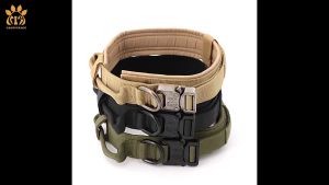 Kalung Anjing Harness Tuntun Military Dog Collar Army