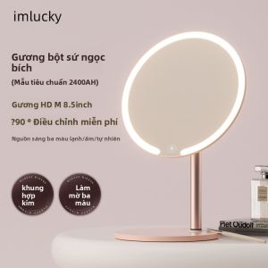 IMLUCKY | Gương Trang Điểm LED Để Bàn Dùng Tại Nhà