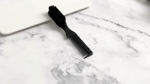 Double Sided Comb Brush Multifunctional Soft Bristle Cleaning Brush Beard Styling Shaving Brush