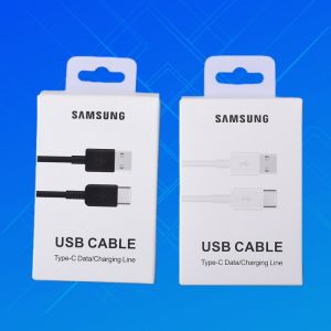 Samsung | Original SAMSUNG USB Type Cable 1.2M 15W 25W Fast Charging Data Line Transmission for Galaxy S8 S9 S10 S22 S23 S24 FE S25 Ultra