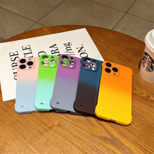 ROAZIC Gradient Frameless Hard Plastic Case For iPhone X/XS Thin Colorful Phone Casing Camera Cover Protection Bumper Shell B01-D2