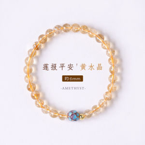 Lotus Hand Bracelet Womens Style Lucky Charm Crystal Turquoise Fashion Jewelry Original Design South Bamboo Small Yard