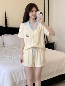 BE | Bộ Đồ Ngủ Lụa Mùa Hè có Gối Ngực