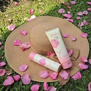 Funny Rose Body Whitening Lotion (โลชั่นบำรุงผิวกาย) Set 2 ชิ้น