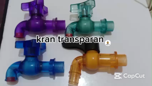Kran Tembok Keran Air PVC Kran Bening  Transparan