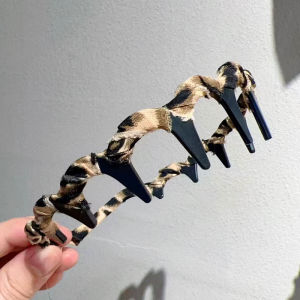 Korean Style Wave Hairband Anti-Slip High Forehead Face Wash Band Hair Clip Fashionable  Outburst Autumn New Brand Renesisman