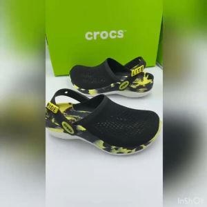รองเท้าแตะ Crocs LiteRide ใส่สูงสำหรับผู้ชายและผู้หญิง ใส่สบายพื้นนุ่ม 36-46