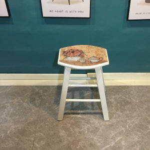 American Country Bar a High Stool For Home Adult Style Solid Wood Rectangular Dining Table and Chair Distressed Whole Dressing Board