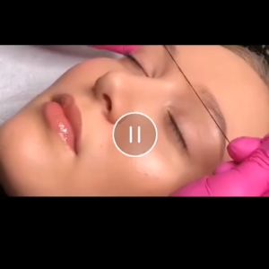 ด้ายชุบหมึกวัดคิ้ว ด้ายวัดคิ้ว อุปกรณ์สักคิ้ว สองสี เชือกสำหรับวัด