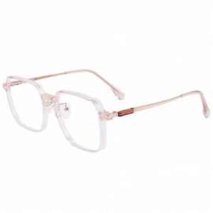 New Ultralight Womens Glasses Classic Rectangular Large Frame Design Non Prescription Lenses Anti Blue Light Glasses Frame