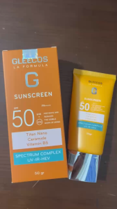 Kem Chống Nắng Nâng Tone Ngăn Ngừa Lão Hóa Cordyceps Sunscreen gleecos 50ml