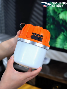 Smiling Shark LY8287 LED Camping Light 3Mode Type-c Rechargeable Super Bright Camping Lamp Super Durable Waterproof Outdoor Camping Fishing Lighting
