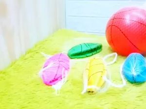 [BELI 2 GRATIS 1PCS DOP BOLA] BOLA-BM BOLA BASKET MINI DIAMETER 13CM WARNA RANDOM BOLA MAINAN ANAK