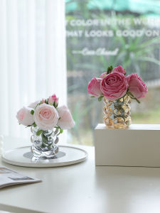 INS Moisturizing Rose Bouquet Artificial/Fake Flower Preserved Fresh Flower Decoration Dining Table and Tea Table in Living Room Desktop Floral Decoration