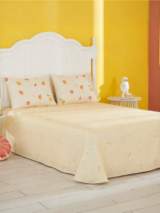 MENDALE | 100% Cotton Bed Sheet Set for Single Bed