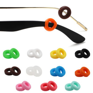 🔥🔥Roman Holiday Eyeglasses Anti-Slip Ear Grip Temple Tip Sleeve Silicone Non-Slip Soft Ring Retainers Candy Colored Earmuffs Colored Glasses Holder Accessories