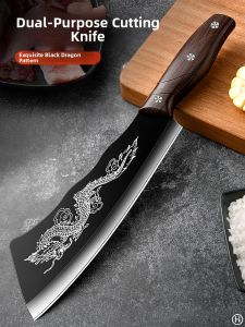 TINGLING | Forged Bone Cutting Knife for Home Meat Chopping and Large Beef Bones