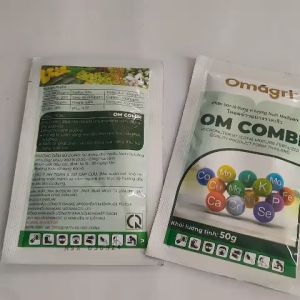 Phân bón trung vi lượng OM Combi Thái Lan Gói 50gr  Giúp cây phục hồi sinh trưởng không bị xoăn vàng tóp đọt thối hoa trái quả do  thiếu vi lượng Nông Nghiệp HG