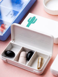 Medi Original Creative Portable Three Grids Mini Pill Box Medicine Storage Organizer German Quality Home Organization Tool