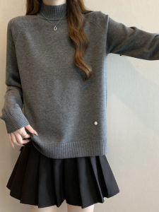 Elegant Plus Size Knit Sweater