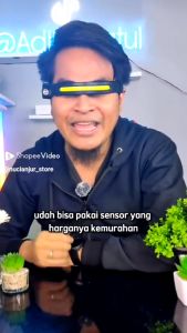 SENTER KEPALA LED SENSOR Headlamp Waterproof Dengan 5 Mode Cahaya Rechargeable - Senter Kepala Tahan Air - Senter Kepala Super Terang - Bisa COD