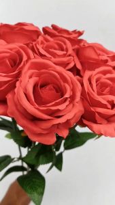 Rose Single Kain - Dekorasi Kain Mawar Berkualitas Tinggi