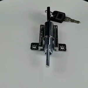 Kunci Kabinet Arsip 3-in-1 Sistem Terhubung Untuk 3 Laci Sekaligus Kunci Pesawat Bahan Paduan yang Kuat dan Awet