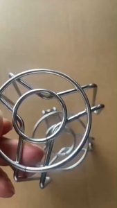 Combo 5 Giá Hấp Mini Chịu Nhiệt - Vỉ Hấp Tròn Đặt Đĩa Bánh Hấp Trứng Bằng Thép Không Gỉ - Giá Đỡ Nồi Chống Trượt - Đế Lót Nồi Cách Thủy Hấp Bánh Đa Năng Tiện Lợi Cho Nhà Bếp
