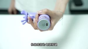 Philips Mini Massage Gun Purple Fascia for Muscle Relaxation Mesin Urut Badan Women Massager Girls Gift