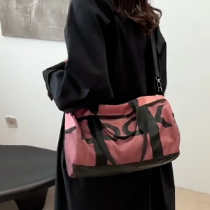 กระเป๋าแฟชั่นอเนกประสงค์ ผ้ากันน้ำ Oxford น้ำหนักเบาความจุขนาดใหญ่ กระเป๋าสะพายไหล่ปรับได้สำหรับการเดินทางกลางแจ้ง