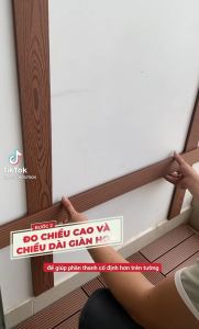 Thanh đa năng trang trí ban công dài 95cm rộng 7cm. dùng cho ngoài trời